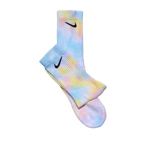 Hand Dyed Nike Socks "Confetti"